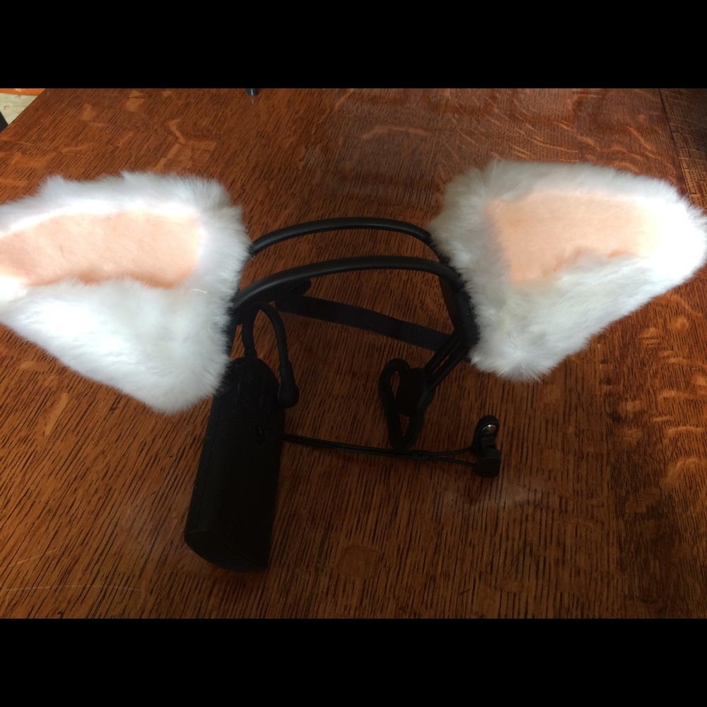 Necomimi Ears and headset